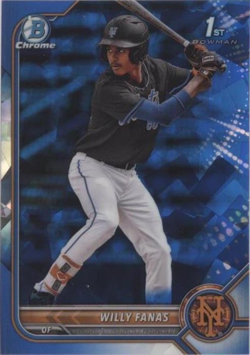 2022 Bowman Chrome Sapphire Edition - Willy Fanas #BCP-196