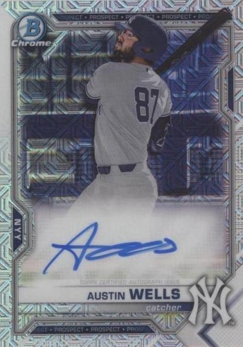 2021 Bowman - Austin Wells #BMA-AW