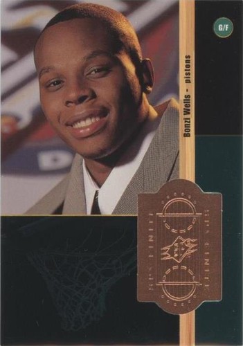1998-99 Upper Deck Bonzi Wells SPx Finite Rookie Spectrum RC Psa 8 