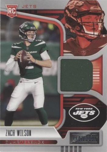 2021 Panini Playbook Zach Wilson #RMA-ZWI