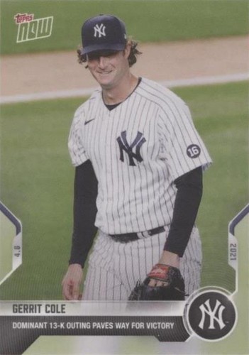 2021 Topps Now - Gerrit Cole #38