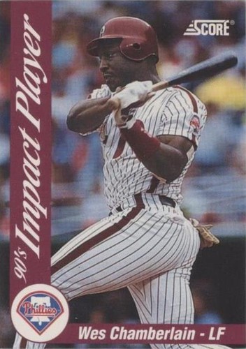 1992 Score - Wes Chamberlain #11