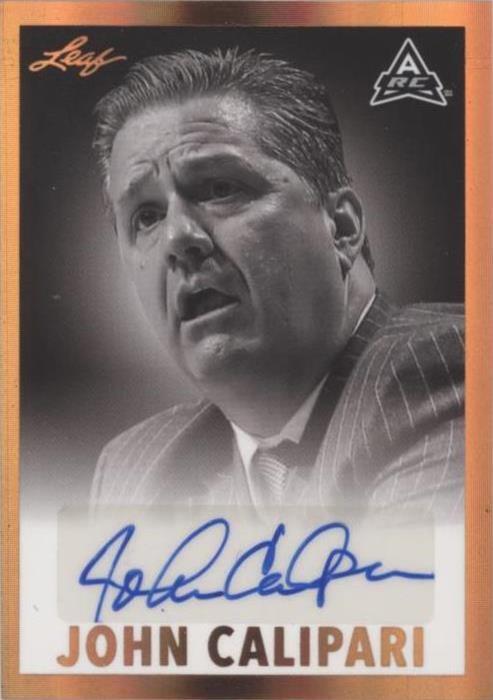 2021-22 Leaf Memories - John Calipari #BW-JC1