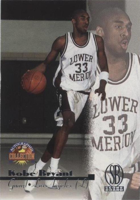 Colección autografiada Score Board 1996 - Kobe Bryant #13