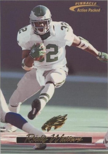 1996 Pinnacle Action Packed Ricky Watters #17