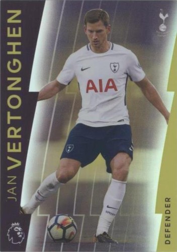 2017-18 Topps Premier League Platinum Jan Vertonghen #82