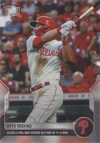 2022 Topps Now - Rhys Hoskins #718
