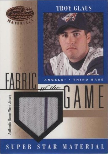 2001 Leaf Certified Materials - Troy Glaus #FG-52