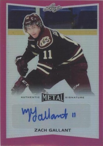 2015-16 Leaf Metal - Zach Gallant #BA-ZG1