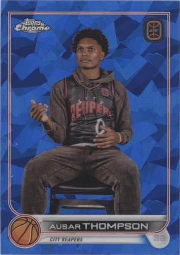 2022-23 Topps Chrome OTE Overtime Elite Sapphire Edition - Ausar Thompson #9