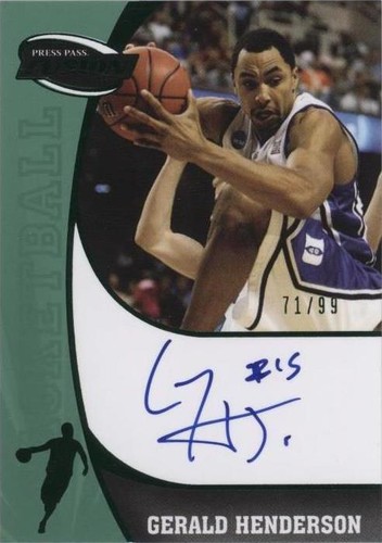 2009 Press Pass Fusion - Gerald Henderson #SS-GH