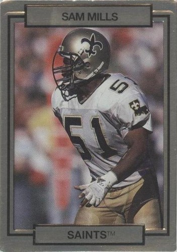 1990 Action Packed Sam Mills #179