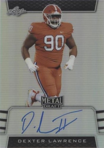 2019 Leaf Metal Draft Dexter Lawrence #BA-DL3