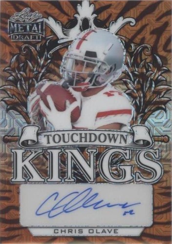 2022 Leaf Metal Draft Chris Olave #TK-CO1