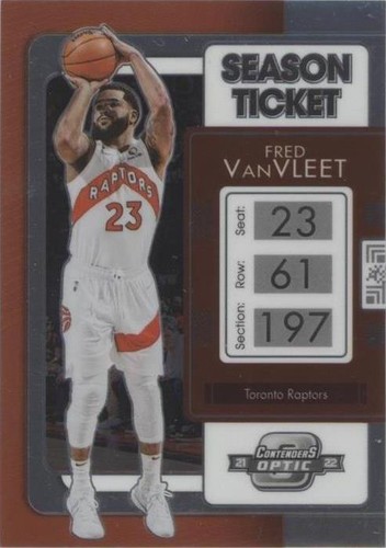 2021-22 Panini Contenders Optic - Fred VanVleet #18