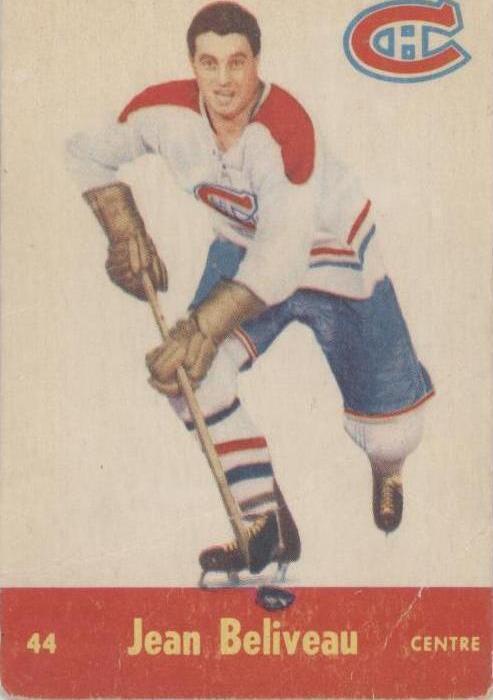 1955-56 Parkhurst - Jean Beliveau #44