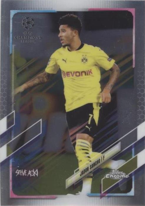 2020-21 Topps Chrome X Steve Aoki UCL Jadon Sancho #78
