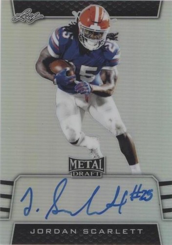 2019 Leaf Metal Draft Jordan Scarlett #BA-JS4