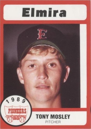 1989 Bill Pucko Elmira Pioneers - Tony Mosley #11