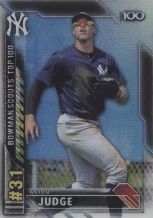 2016 Bowman - Aaron Judge #BTP-31