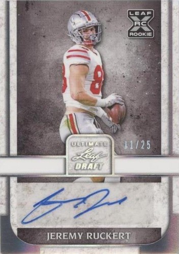 2022 Leaf Ultimate Draft Jeremy Ruckert #BA-JR4