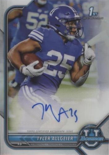 2021-22 Bowman University Tyler Allgeier #BCPA-TA