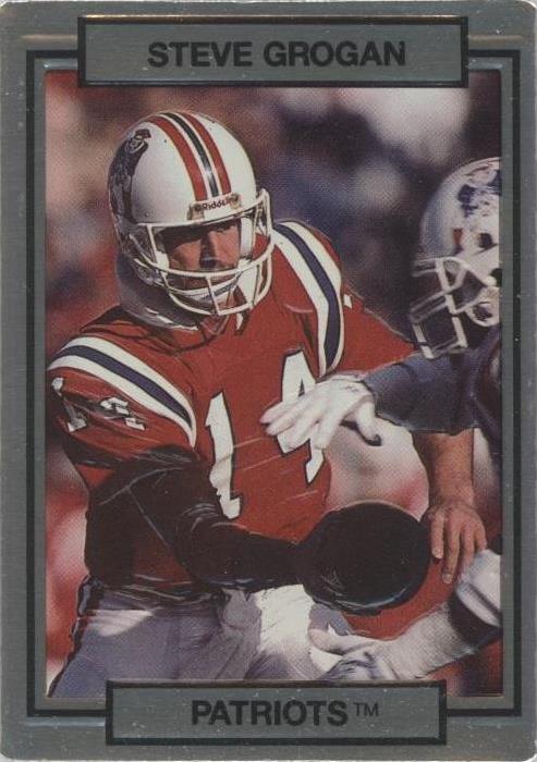 1990 Action Packed Steve Grogan #163