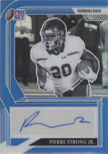 2022 Leaf Pro Set Metal Pierre Strong Jr. #BW-PSJ