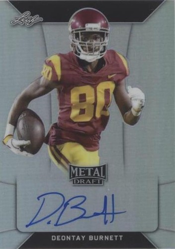 2018 Leaf Metal Draft Deontay Burnett #BA-DB1