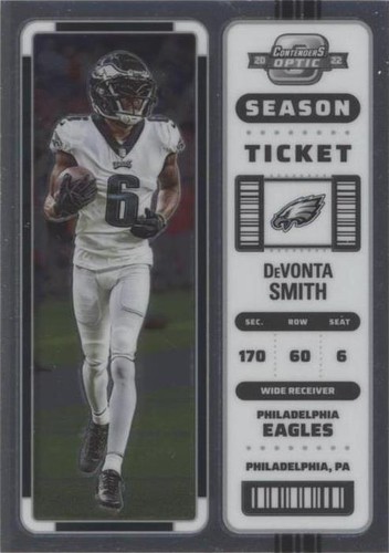2022 Panini Contenders Optic DeVonta Smith #25