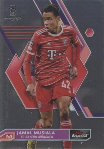 2023 JAMAL MUSIALA 71/99 TOPPS FINEST UEFA CHAMPIONS LEAGUE