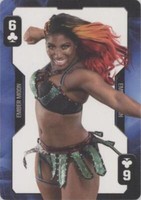 2019 Aquarius WWE Divas Evolution Playing Cards - Ember Moon #6C