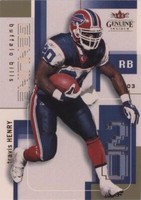 2003 Fleer Genuine Insider Travis Henry #38