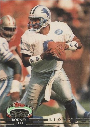 1992 Topps Stadium Club Rodney Peete #423
