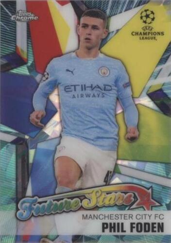 2020 Topps Chrome UCL Phil Foden Sapphire Future Stars 2020 Topps Chrome UCL Phil Foden Sapphire Future Stars