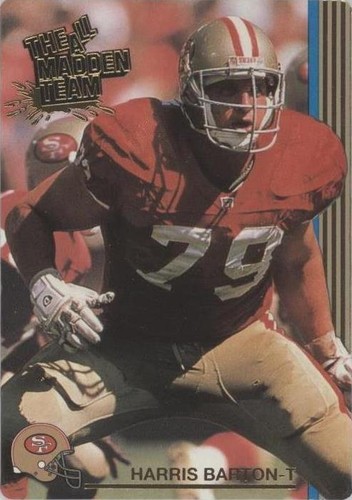 1992 Action Packed The All-Madden Team Harris Barton #43