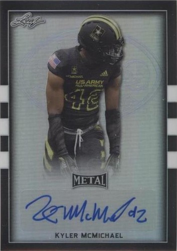 2018 Leaf Metal U.S. Army All-American Bowl Kyler Mcmichael #BA-KM1