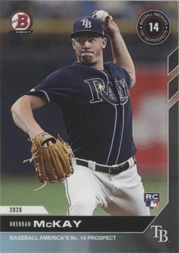 2020 Bowman Next Topps Now Baseball America's Top 100 Prospects - Brendan McKay #T47