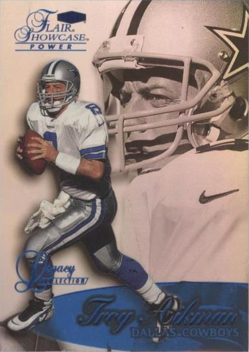 1999 Flair Showcase Troy Aikman #1L