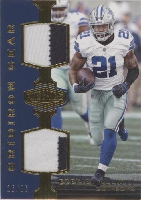 2018 Panini Plates & Patches Ezekiel Elliott #GG-EE