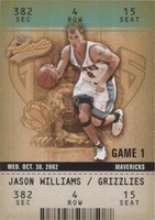 2002-03 Fleer Authentix - Jason Williams #14