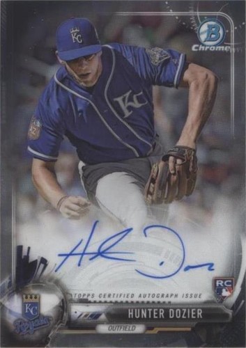 2017 Bowman Chrome - Hunter Dozier #BCAR-HD