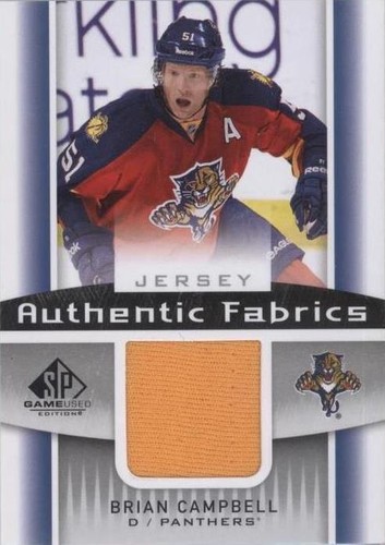 2013-14 SP Game Used Edition - Brian Campbell #AF-BC