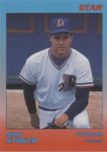 1989 Star Durham Bulls Blue/Orange - Mike Stoker #20