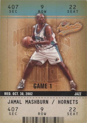 2002-03 Fleer Authentix - Jamal Mashburn #5