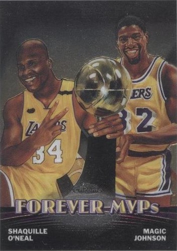 2000-01 Topps Chrome - Shaquille O'Neal/Magic Johnson #TC16