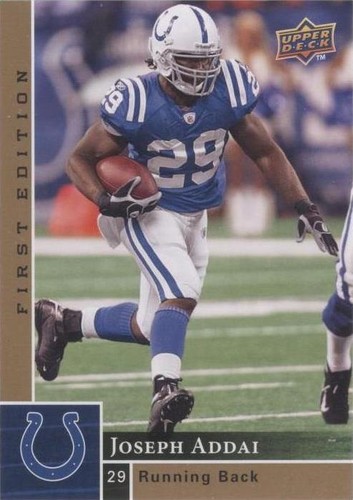2009 Upper Deck First Edition Joseph Addai #64