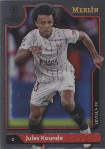2021-22 Topps Merlin Collection Chrome UCL Jules Kounde #138