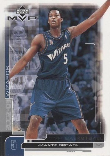 2002-03 Upper Deck MVP - Kwame Brown #186