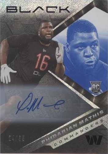 2022 Panini Black Phidarian Mathis #163